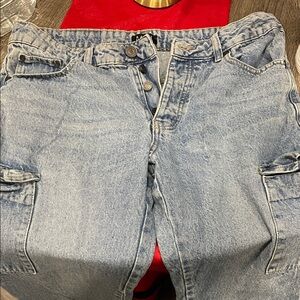 BoohooMAN Light Blue Denim Jeans